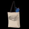 11L Canvas Tote with Contrast-Color Handles Thumbnail