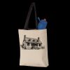 11L Canvas Tote with Contrast-Color Handles Thumbnail