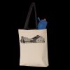 11L Canvas Tote with Contrast-Color Handles Thumbnail