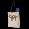 11L Canvas Tote with Contrast-Color Handles Thumbnail