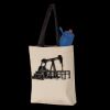11L Canvas Tote with Contrast-Color Handles Thumbnail