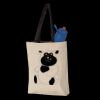 11L Canvas Tote with Contrast-Color Handles Thumbnail