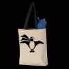 11L Canvas Tote with Contrast-Color Handles Thumbnail