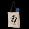11L Canvas Tote with Contrast-Color Handles Thumbnail
