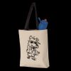 11L Canvas Tote with Contrast-Color Handles Thumbnail