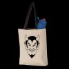 11L Canvas Tote with Contrast-Color Handles Thumbnail
