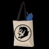 11L Canvas Tote with Contrast-Color Handles Thumbnail