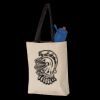 11L Canvas Tote with Contrast-Color Handles Thumbnail
