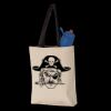 11L Canvas Tote with Contrast-Color Handles Thumbnail
