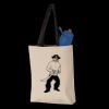 11L Canvas Tote with Contrast-Color Handles Thumbnail