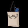 11L Canvas Tote with Contrast-Color Handles Thumbnail