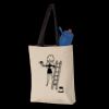 11L Canvas Tote with Contrast-Color Handles Thumbnail