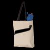 11L Canvas Tote with Contrast-Color Handles Thumbnail