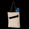 11L Canvas Tote with Contrast-Color Handles Thumbnail