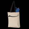 11L Canvas Tote with Contrast-Color Handles Thumbnail