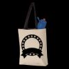 11L Canvas Tote with Contrast-Color Handles Thumbnail