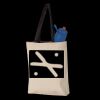 11L Canvas Tote with Contrast-Color Handles Thumbnail