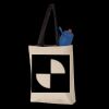 11L Canvas Tote with Contrast-Color Handles Thumbnail