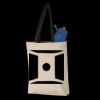 11L Canvas Tote with Contrast-Color Handles Thumbnail