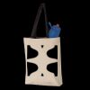 11L Canvas Tote with Contrast-Color Handles Thumbnail
