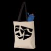 11L Canvas Tote with Contrast-Color Handles Thumbnail