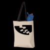 11L Canvas Tote with Contrast-Color Handles Thumbnail
