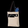 11L Canvas Tote with Contrast-Color Handles Thumbnail
