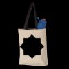 11L Canvas Tote with Contrast-Color Handles Thumbnail