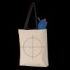 11L Canvas Tote with Contrast-Color Handles Thumbnail