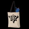 11L Canvas Tote with Contrast-Color Handles Thumbnail