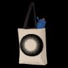11L Canvas Tote with Contrast-Color Handles Thumbnail