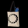 11L Canvas Tote with Contrast-Color Handles Thumbnail