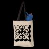11L Canvas Tote with Contrast-Color Handles Thumbnail