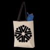 11L Canvas Tote with Contrast-Color Handles Thumbnail