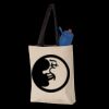 11L Canvas Tote with Contrast-Color Handles Thumbnail