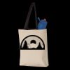 11L Canvas Tote with Contrast-Color Handles Thumbnail