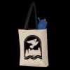 11L Canvas Tote with Contrast-Color Handles Thumbnail
