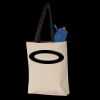 11L Canvas Tote with Contrast-Color Handles Thumbnail