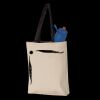11L Canvas Tote with Contrast-Color Handles Thumbnail