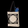 11L Canvas Tote with Contrast-Color Handles Thumbnail