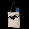 11L Canvas Tote with Contrast-Color Handles Thumbnail