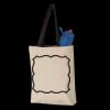 11L Canvas Tote with Contrast-Color Handles Thumbnail