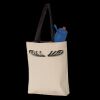 11L Canvas Tote with Contrast-Color Handles Thumbnail