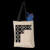 11L Canvas Tote with Contrast-Color Handles Thumbnail