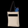 11L Canvas Tote with Contrast-Color Handles Thumbnail