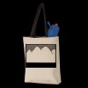 11L Canvas Tote with Contrast-Color Handles Thumbnail