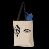 11L Canvas Tote with Contrast-Color Handles Thumbnail