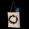 11L Canvas Tote with Contrast-Color Handles Thumbnail
