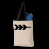 11L Canvas Tote with Contrast-Color Handles Thumbnail