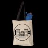 11L Canvas Tote with Contrast-Color Handles Thumbnail